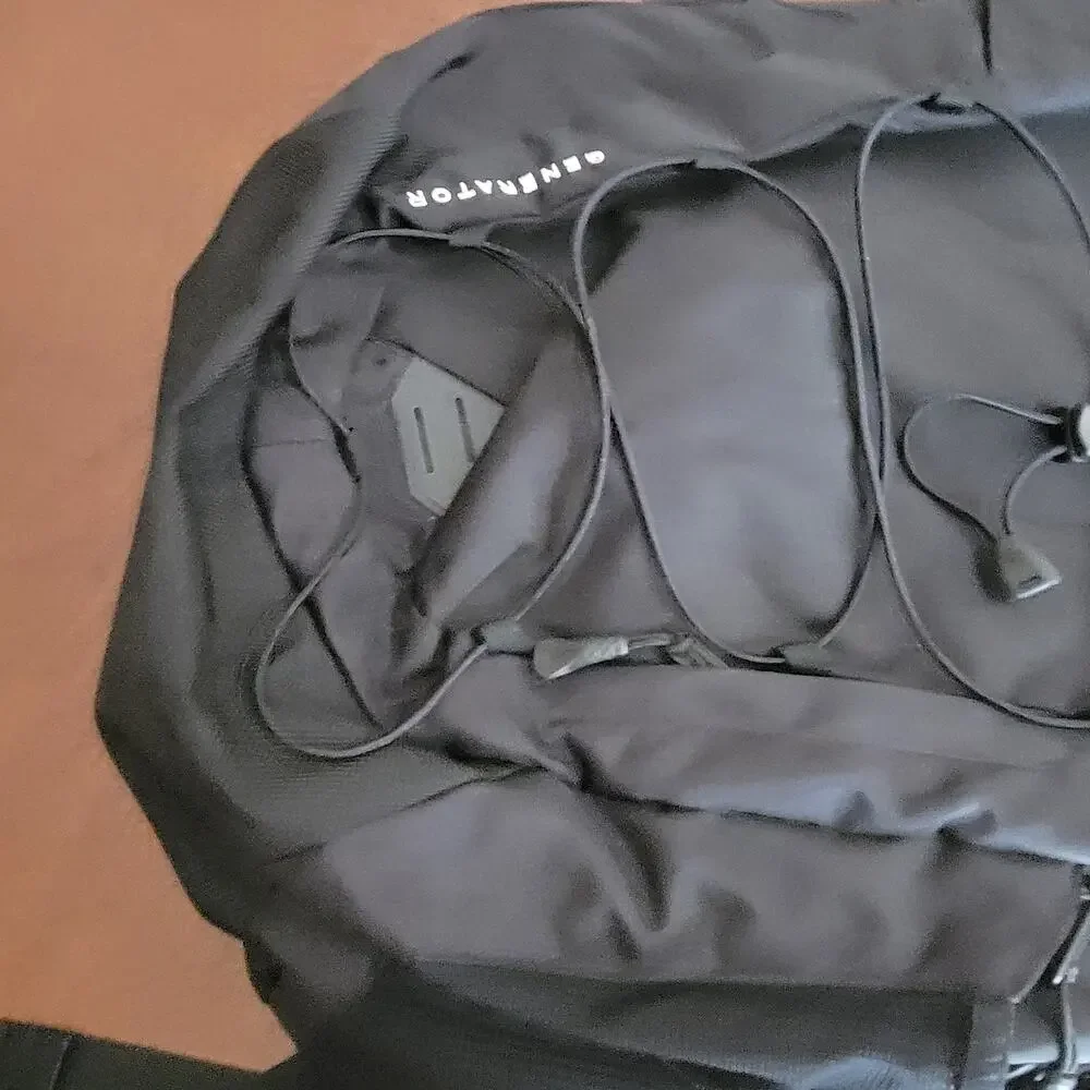 The North Face Generator Backpack Black Holds 15” Laptop